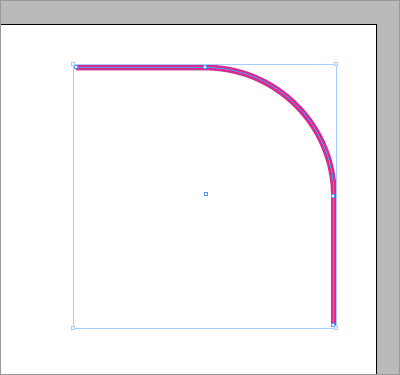 Drawing a rounded corner from an Oval. Drawing a rounded corner from an Oval.